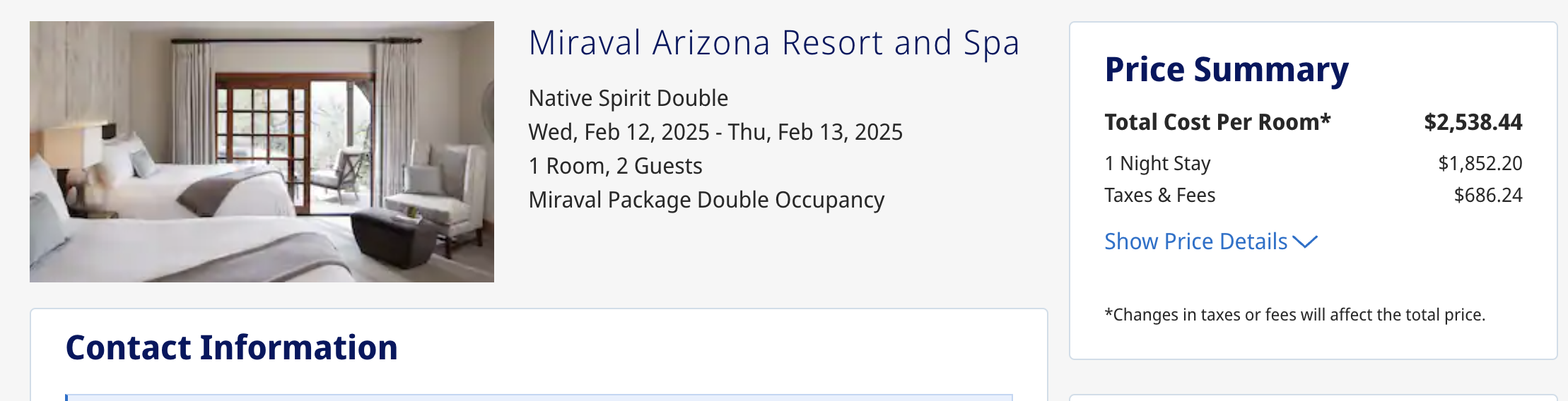 miraval cash price Feb 2025